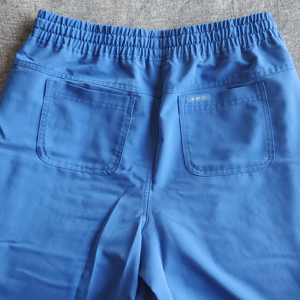 Scrub Set - 2 items V-neck top and straight leg pants (Medium) jaanuu - Picture 4 of 10